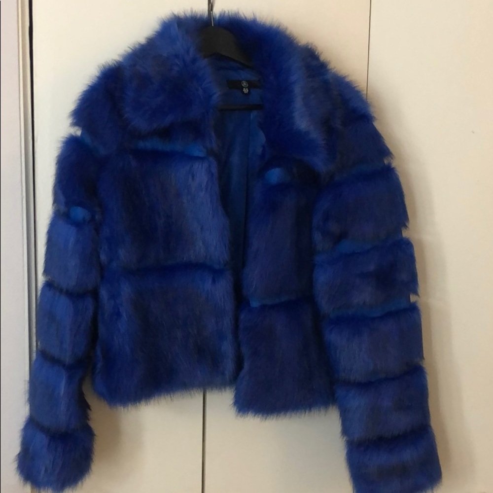 Misguided faux fur coat/jacket